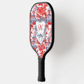 Chinoiserie Delft Frans Blauw monogram Pickleball Paddle (Links)