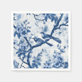 Chinoiserie Delight: Vogels tussen de bladeren ser Servet (Voorkant)