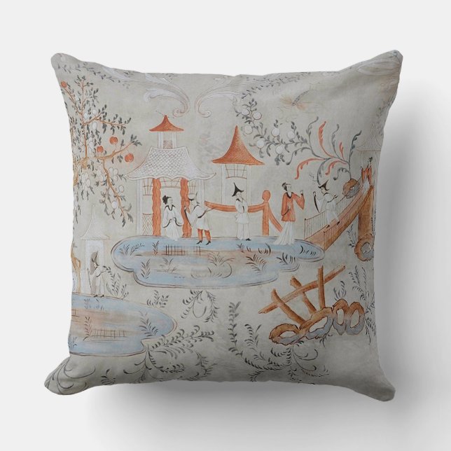 Chinoiserie Designer Pillow Kussen (Voorkant)