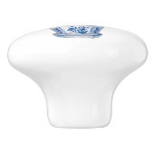 Chinoiserie Double Topiary Tree Keramische Knop (Zijkant)