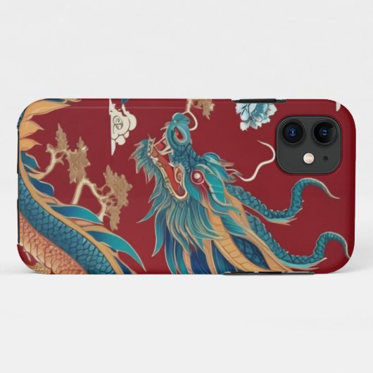 Chinoiserie Dragon Phone Case (Achterkant (horizontaal))