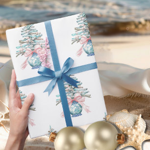 Chinoiserie Driftwood Kerstboom Cadeaupapier