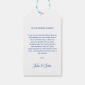 Chinoiserie dusty blue floral thank you favor cadeaulabel (Achterkant)