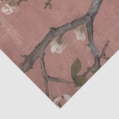 Chinoiserie Dusty Pink Cherry Blossom Background Tissuepapier (Detail)