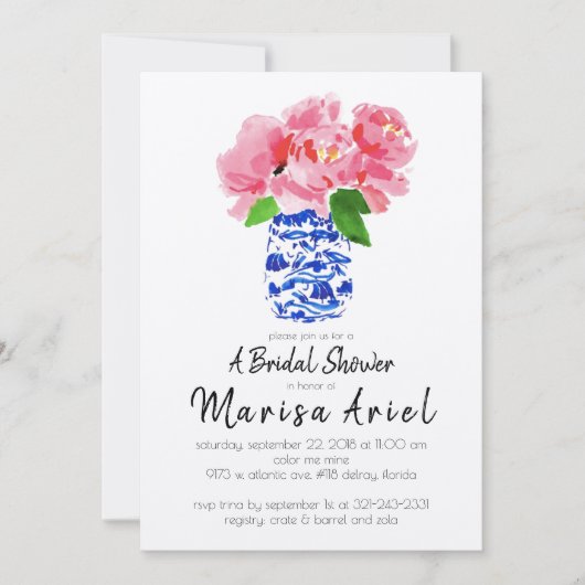 chinoiserie en pinda's kaart (Voorkant)