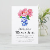 chinoiserie en pinda's kaart (Staand voorkant)