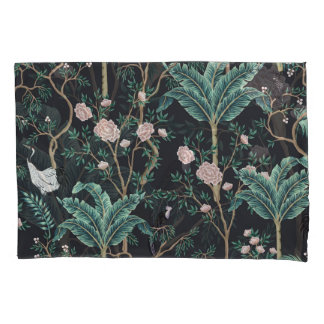 Chinoiserie Exotic Birds:  Bananenboomwand Kussensloop