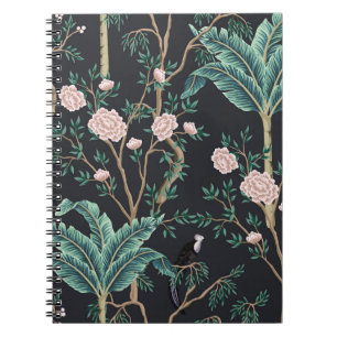 Chinoiserie Exotic Birds: Bananenboomwand Notitieboek