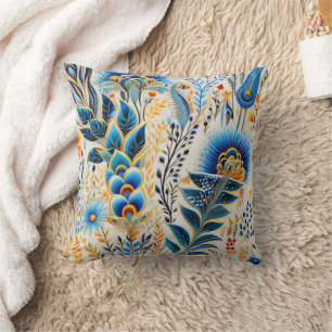 Chinoiserie Exotische Vogels Botanisch Patroon (5) Kussen