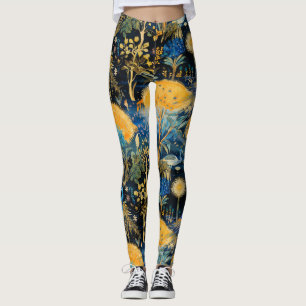 Chinoiserie Exotische Vogels Botanisch Patroon (5) Leggings