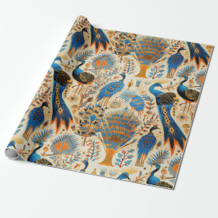 Chinoiserie Exotische Vogels Botanisch Patroon (8) Cadeaupapier