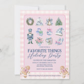 Chinoiserie Favoriete dingen Gingham Feestdagen Pa Kaart (Voorkant)