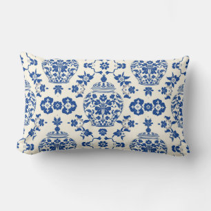  Chinoiserie Floral Ginger Jar Kussen