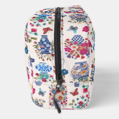 Chinoiserie Floral Monogram Cosmetic Makeup  Toilettasje (Rechts)