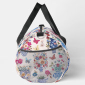 Chinoiserie Floral Monogram Weekender Travel Bag Plunjezak (Rechts)