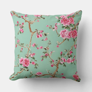 Chinoiserie Floral Pillow Kussen