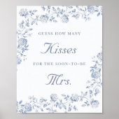 Chinoiserie Floral Raad eens hoeveel kussen Poster (Voorkant)