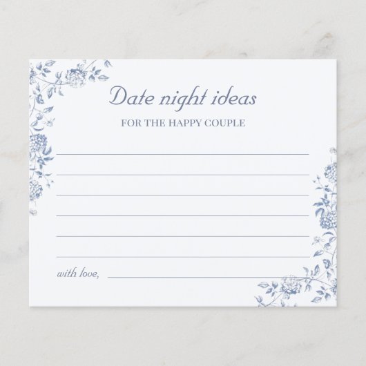 Chinoiserie Floral Vrijgezellenfeest Date Night Id (Voorkant)