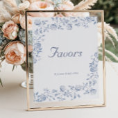 Chinoiserie Floral Vrijgezellenfeest Favors Poster