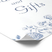 Chinoiserie Floral Vrijgezellenfeest Kaarten en ge Poster (Hoek)