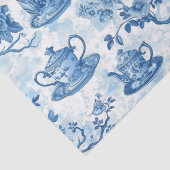 Chinoiserie French Toile du Jouy Theepatroon Tissuepapier (Detail)
