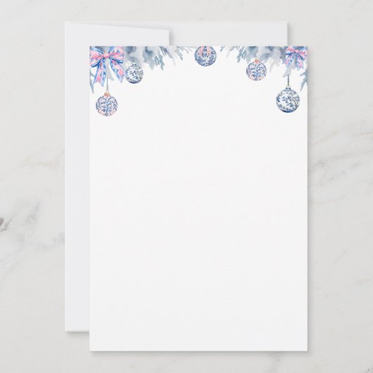 Chinoiserie gaat trouwen met Bridal Shower Kaart (Achterkant)