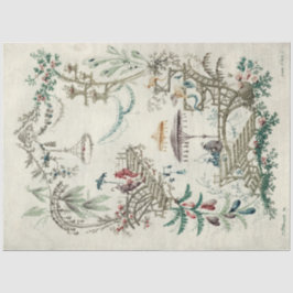 Chinoiserie Garden  Jean-Baptiste Pillement Tissuepapier