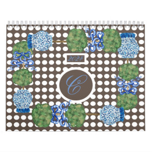 Chinoiserie Garden Topiary Ginger Jar Jars 2024 Kalender