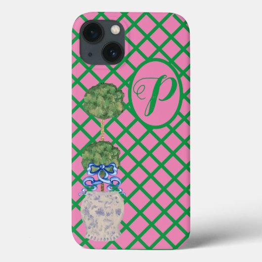 Chinoiserie Garden Topiary Ginger Jar Jars Case-Mate iPhone Case (Achterkant)