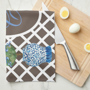 Chinoiserie Garden Topiary Ginger Jar Jars Theedoek