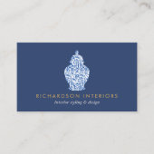 Chinoiserie Gemberpot Interieurontwerper Visitekaartje (Voorkant)