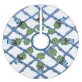 Chinoiserie Ginger Jar Cloth Napkin Kerstboom Rok (Voorkant)