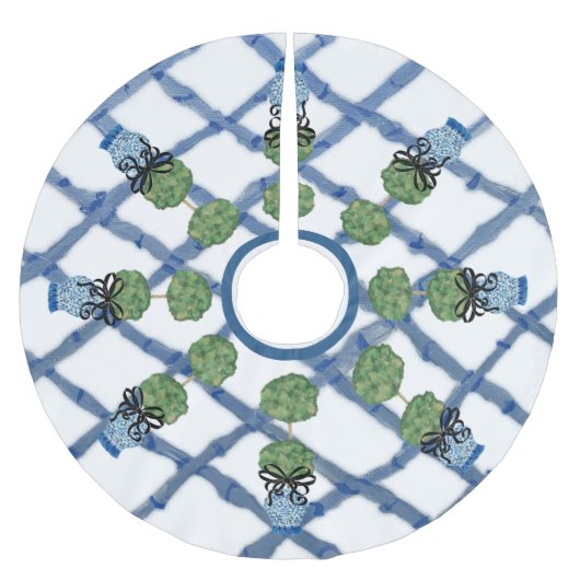 Chinoiserie Ginger Jar Cloth Napkin Kerstboom Rok (Voorkant)