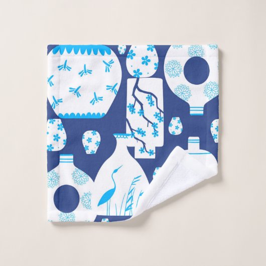 Chinoiserie Ginger Jar Jars Bad Handdoek (Wasdoekje)