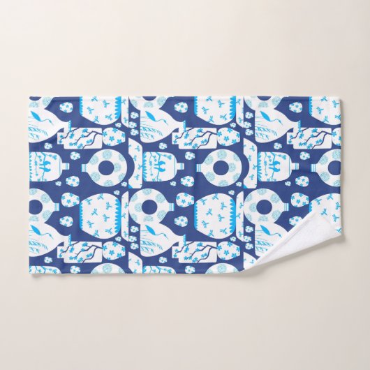 Chinoiserie Ginger Jar Jars Bad Handdoek (Handdoek)