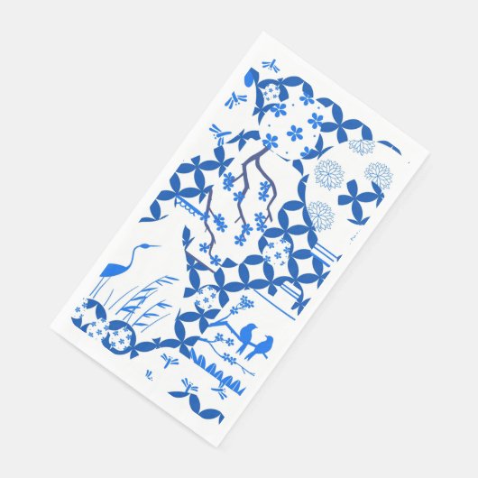 Chinoiserie Ginger Jar Jars Paper Guest Tow Servet (Hoek)