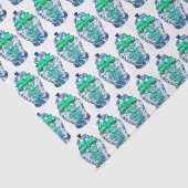 Chinoiserie Ginger Jar Jars Tissue Paper Tissuepapier (Detail)