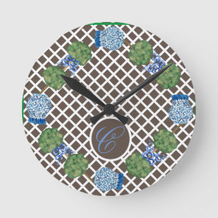 Chinoiserie Ginger Jar Jars Topiary Agenda Ronde Klok