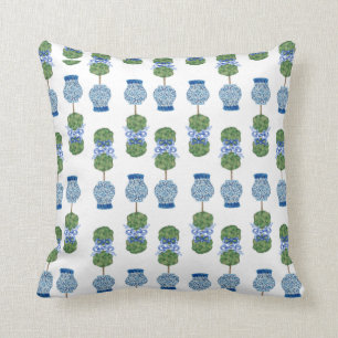 Chinoiserie Ginger Jar Jars Topiary Basket Kussen