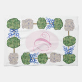 Chinoiserie Ginger Jar Jars Topiary Basket Theedoek (Horizontaal)