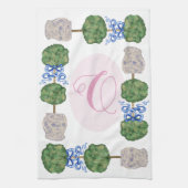 Chinoiserie Ginger Jar Jars Topiary Basket Theedoek (Verticaal)