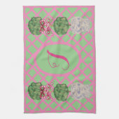 Chinoiserie Ginger Jar Jars Topiary Basket Theedoek (Verticaal)