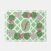 Chinoiserie Ginger Jar Jars Topiary Deurmat (Voorkant)