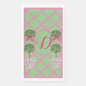 Chinoiserie Ginger Jar Jars Topiary Napkins Servet (Voorkant)