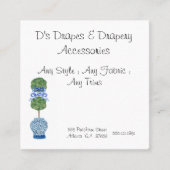 Chinoiserie Ginger Jar Jars Topiary Visitekaartje (Voorkant)