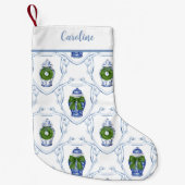 Chinoiserie Ginger Jar Kleine Kerstsok (Voorkant)