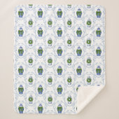 Chinoiserie Ginger Jar Monogrammed Sherpa Deken (Voorkant)