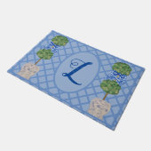 Chinoiserie Ginger Jar Topiary Rug Doormat Deurmat (Schuin)