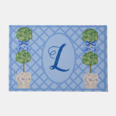 Chinoiserie Ginger Jar Topiary Rug Doormat Deurmat (Voorkant)