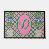 Chinoiserie Ginger Jar Topiary Rug Doormat Deurmat (Voorkant)